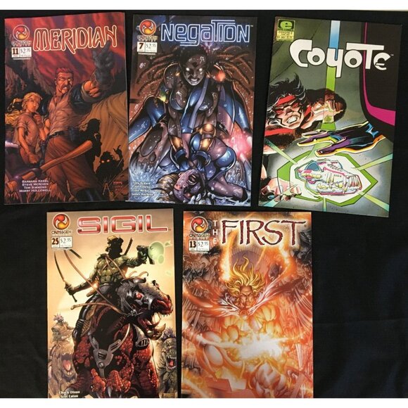 Crossgen Coimcs Mixed Lot of 10 Crux, Mystic, Sigil and more Circa 1983-2002 - Picture 6 of 12